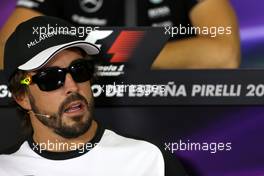 Fernando Alonso (ESP), McLaren Honda  07.05.2015. Formula 1 World Championship, Rd 5, Spanish Grand Prix, Barcelona, Spain, Preparation Day.
