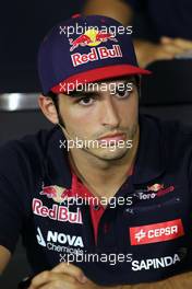 Carlos Sainz (ESP), Scuderia Toro Rosso  07.05.2015. Formula 1 World Championship, Rd 5, Spanish Grand Prix, Barcelona, Spain, Preparation Day.