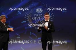 Max Verstappen (NLD) Scuderia Toro Rosso STR10. 04.12.2015. FIA Prize Giving, Paris, France.