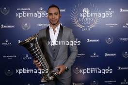 Lewis Hamilton (GBR) Mercedes AMG F1. 04.12.2015. FIA Prize Giving, Paris, France.