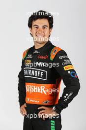 Sergio Perez (MEX) Sahara Force India F1. 21.01.2015.  Force India F1 Team Livery Reveal, Soumaya Museum, Mexico City, Mexico.