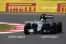 Lewis Hamilton (GBR) Mercedes AMG F1 W06. 03.07.2015. Formula 1 World Championship, Rd 9, British Grand Prix, Silverstone, England, Practice Day.