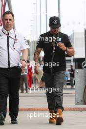 Lewis Hamilton (GBR) Mercedes AMG F1. 03.07.2015. Formula 1 World Championship, Rd 9, British Grand Prix, Silverstone, England, Practice Day.