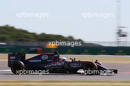 Fernando Alonso (ESP) McLaren MP4-30. 03.07.2015. Formula 1 World Championship, Rd 9, British Grand Prix, Silverstone, England, Practice Day.
