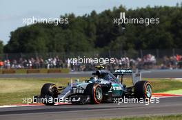 Nico Rosberg (GER) Mercedes AMG F1 W06. 03.07.2015. Formula 1 World Championship, Rd 9, British Grand Prix, Silverstone, England, Practice Day.