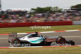 Nico Rosberg (GER) Mercedes AMG F1 W06. 03.07.2015. Formula 1 World Championship, Rd 9, British Grand Prix, Silverstone, England, Practice Day.