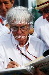 Bernie Ecclestone (GBR). 03.07.2015. Formula 1 World Championship, Rd 9, British Grand Prix, Silverstone, England, Practice Day.