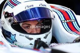 Susie Wolff (GBR) Williams FW37 Development Driver. 03.07.2015. Formula 1 World Championship, Rd 9, British Grand Prix, Silverstone, England, Practice Day.
