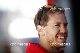 Sebastian Vettel (GER) Ferrari. 03.07.2015. Formula 1 World Championship, Rd 9, British Grand Prix, Silverstone, England, Practice Day.