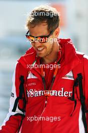 Sebastian Vettel (GER) Ferrari. 03.07.2015. Formula 1 World Championship, Rd 9, British Grand Prix, Silverstone, England, Practice Day.