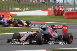 Carlos Sainz Jr (ESP) Scuderia Toro Rosso STR10. 03.07.2015. Formula 1 World Championship, Rd 9, British Grand Prix, Silverstone, England, Practice Day.