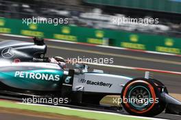 Lewis Hamilton (GBR) Mercedes AMG F1 W06. 03.07.2015. Formula 1 World Championship, Rd 9, British Grand Prix, Silverstone, England, Practice Day.