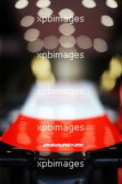 Manor Marussia F1 Team nosecone. 03.07.2015. Formula 1 World Championship, Rd 9, British Grand Prix, Silverstone, England, Practice Day.