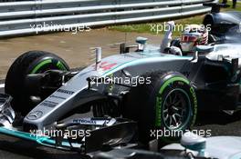 Lewis Hamilton (GBR) Mercedes AMG F1. 05.07.2015. Formula 1 World Championship, Rd 9, British Grand Prix, Silverstone, England, Race Day.