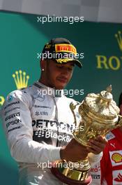 1st place Lewis Hamilton (GBR) Mercedes AMG F1. 05.07.2015. Formula 1 World Championship, Rd 9, British Grand Prix, Silverstone, England, Race Day.
