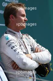 2nd place Nico Rosberg (GER) Mercedes AMG F1 W06. 05.07.2015. Formula 1 World Championship, Rd 9, British Grand Prix, Silverstone, England, Race Day.