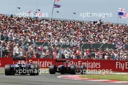 Carlos Sainz Jr (ESP) Scuderia Toro Rosso STR10. 05.07.2015. Formula 1 World Championship, Rd 9, British Grand Prix, Silverstone, England, Race Day.
