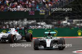 Nico Rosberg (GER) Mercedes AMG F1 W06. 05.07.2015. Formula 1 World Championship, Rd 9, British Grand Prix, Silverstone, England, Race Day.