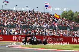Fernando Alonso (ESP) McLaren MP4-30. 05.07.2015. Formula 1 World Championship, Rd 9, British Grand Prix, Silverstone, England, Race Day.