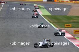 Valtteri Bottas (FIN) Williams FW37. 05.07.2015. Formula 1 World Championship, Rd 9, British Grand Prix, Silverstone, England, Race Day.