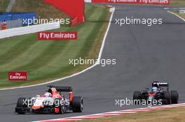 Will Stevens (GBR) Manor Marussia F1 Team. 05.07.2015. Formula 1 World Championship, Rd 9, British Grand Prix, Silverstone, England, Race Day.