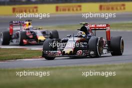 Carlos Sainz Jr (ESP) Scuderia Toro Rosso STR10. 05.07.2015. Formula 1 World Championship, Rd 9, British Grand Prix, Silverstone, England, Race Day.