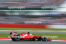 Sebastian Vettel (GER) Ferrari SF15-T. 04.07.2015. Formula 1 World Championship, Rd 9, British Grand Prix, Silverstone, England, Qualifying Day.