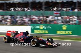 Carlos Sainz Jr (ESP) Scuderia Toro Rosso STR10. 04.07.2015. Formula 1 World Championship, Rd 9, British Grand Prix, Silverstone, England, Qualifying Day.