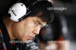 Jun Matsuzaki (JPN) Sahara Force India F1 Team Senior Tyre Engineer. 04.07.2015. Formula 1 World Championship, Rd 9, British Grand Prix, Silverstone, England, Qualifying Day.