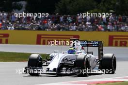 Felipe Massa (BRA) Williams FW37. 04.07.2015. Formula 1 World Championship, Rd 9, British Grand Prix, Silverstone, England, Qualifying Day.