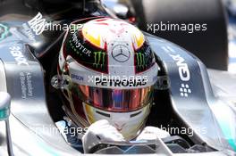 Lewis Hamilton (GBR), Mercedes AMG F1 Team  04.07.2015. Formula 1 World Championship, Rd 9, British Grand Prix, Silverstone, England, Qualifying Day.