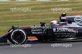 Jenson Button (GBR) McLaren MP4-30. 04.07.2015. Formula 1 World Championship, Rd 9, British Grand Prix, Silverstone, England, Qualifying Day.