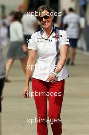 Susie Wolff (GBR) Williams Development Driver. 04.07.2015. Formula 1 World Championship, Rd 9, British Grand Prix, Silverstone, England, Qualifying Day.