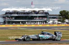 Nico Rosberg (GER) Mercedes AMG F1 W06. 04.07.2015. Formula 1 World Championship, Rd 9, British Grand Prix, Silverstone, England, Qualifying Day.