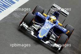 Marcus Ericsson (SWE) Sauber C34. 04.07.2015. Formula 1 World Championship, Rd 9, British Grand Prix, Silverstone, England, Qualifying Day.