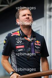 Dominik Mitsch (AUT) Red Bull Racing Head of Marketing. 04.07.2015. Formula 1 World Championship, Rd 9, British Grand Prix, Silverstone, England, Qualifying Day.