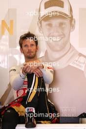 Romain Grosjean (FRA), Lotus F1 Team  04.07.2015. Formula 1 World Championship, Rd 9, British Grand Prix, Silverstone, England, Qualifying Day.