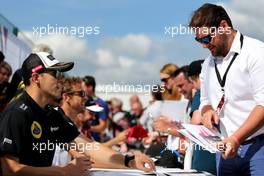 Pastor Maldonado (VEN), Lotus F1 Team  04.07.2015. Formula 1 World Championship, Rd 9, British Grand Prix, Silverstone, England, Qualifying Day.