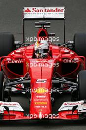 Sebastian Vettel (GER) Ferrari SF15-T. 04.07.2015. Formula 1 World Championship, Rd 9, British Grand Prix, Silverstone, England, Qualifying Day.