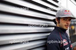 Carlos Sainz Jr (ESP) Scuderia Toro Rosso. 05.07.2015. Formula 1 World Championship, Rd 9, British Grand Prix, Silverstone, England, Race Day.