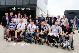 Paddock guests. 05.07.2015. Formula 1 World Championship, Rd 9, British Grand Prix, Silverstone, England, Race Day.