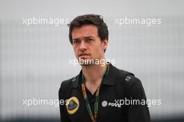 Jolyon Palmer (GBR) Lotus F1 Team Test and Reserve Driver. 02.07.2015. Formula 1 World Championship, Rd 9, British Grand Prix, Silverstone, England, Preparation Day.