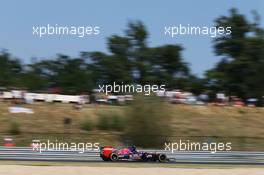 Carlos Sainz Jr (ESP) Scuderia Toro Rosso STR10. 24.07.2015. Formula 1 World Championship, Rd 10, Hungarian Grand Prix, Budapest, Hungary, Practice Day.