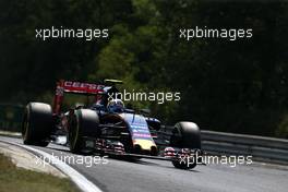 Carlos Sainz (ESP), Scuderia Toro Rosso  24.07.2015. Formula 1 World Championship, Rd 10, Hungarian Grand Prix, Budapest, Hungary, Friday.