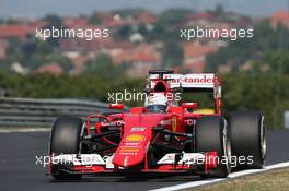 Sebastian Vettel (GER) Ferrari SF15-T. 24.07.2015. Formula 1 World Championship, Rd 10, Hungarian Grand Prix, Budapest, Hungary, Practice Day.