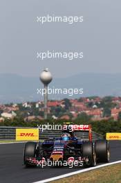 Carlos Sainz Jr (ESP) Scuderia Toro Rosso STR10. 24.07.2015. Formula 1 World Championship, Rd 10, Hungarian Grand Prix, Budapest, Hungary, Practice Day.