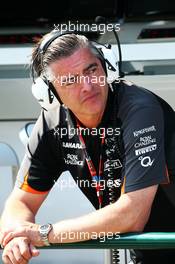 Andy Stevenson (GBR) Sahara Force India F1 Team Manager. 24.07.2015. Formula 1 World Championship, Rd 10, Hungarian Grand Prix, Budapest, Hungary, Practice Day.
