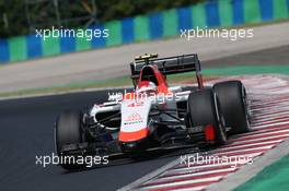 Fabio Leimer (SUI) Manor Marussia F1 Team Reserve Driver. 24.07.2015. Formula 1 World Championship, Rd 10, Hungarian Grand Prix, Budapest, Hungary, Practice Day.