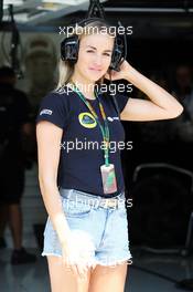 Carmen Jorda (ESP) Lotus F1 Team Development Driver. 24.07.2015. Formula 1 World Championship, Rd 10, Hungarian Grand Prix, Budapest, Hungary, Practice Day.