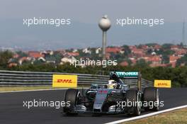 Lewis Hamilton (GBR) Mercedes AMG F1 W06. 24.07.2015. Formula 1 World Championship, Rd 10, Hungarian Grand Prix, Budapest, Hungary, Practice Day.